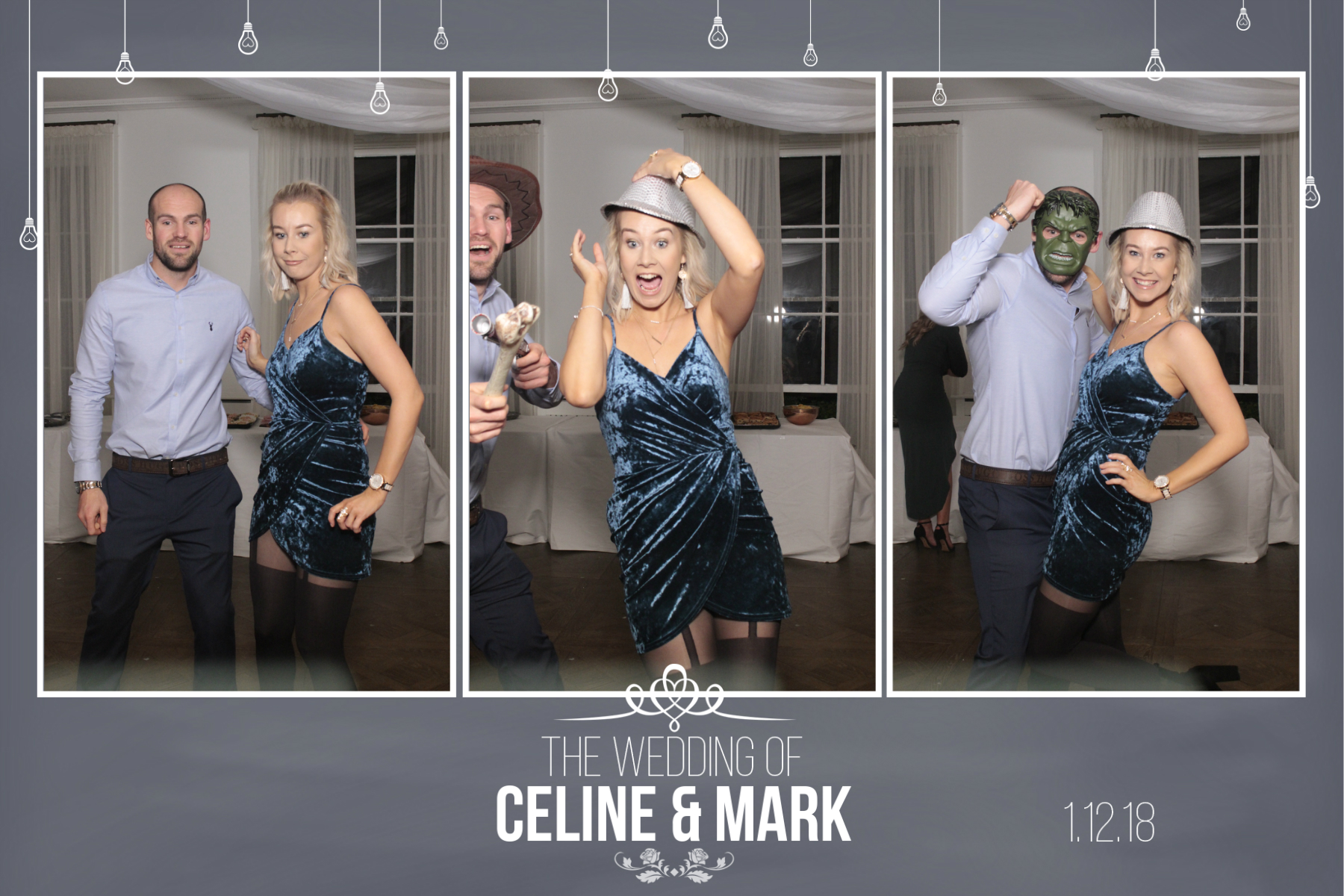 Mark and Celine's Wedding | View more photos from the event at gallery.myphotoboothexperience.co.uk/u/MyPhotoBoothExperienceLtd/Mark-and-Celines-Wedding